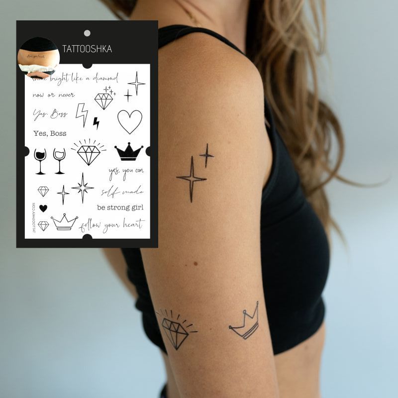 Temporary tattoo Girl power