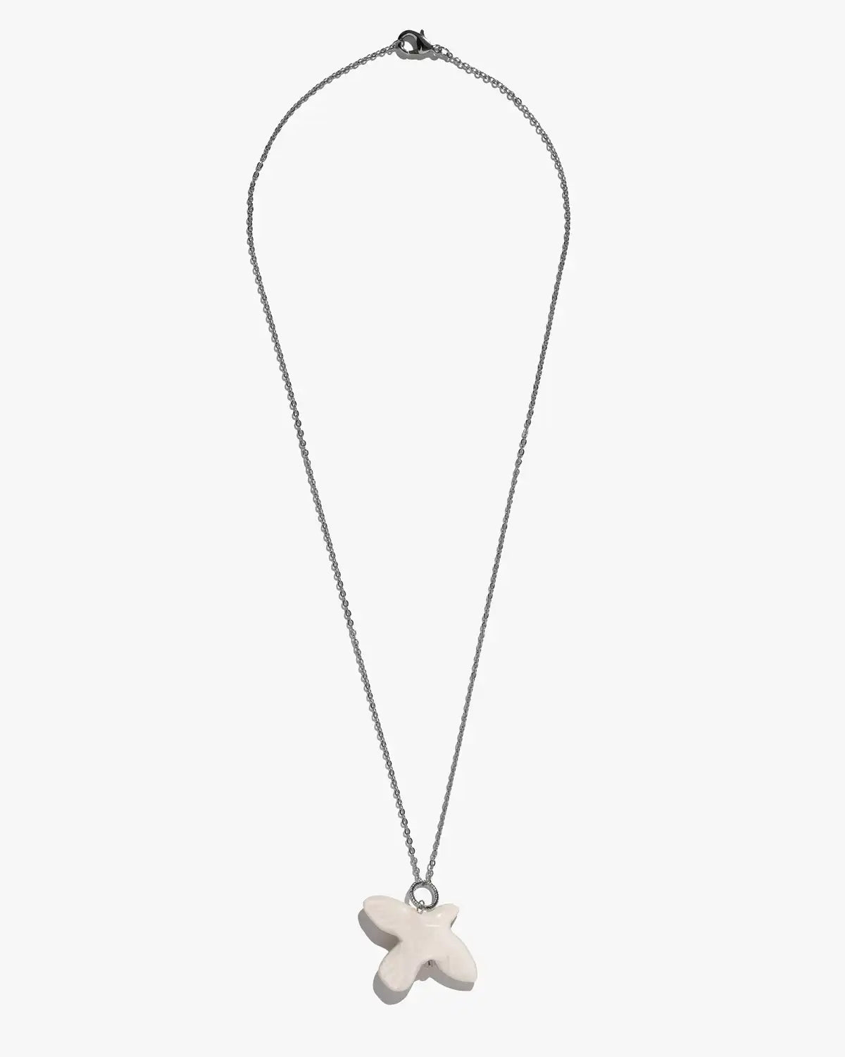 [M Y R N I] porcelain bird pendant on a chain and two type of cord