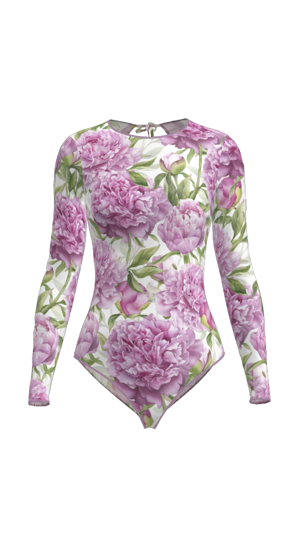 Mexico - One Piece Swimsuit - Peony