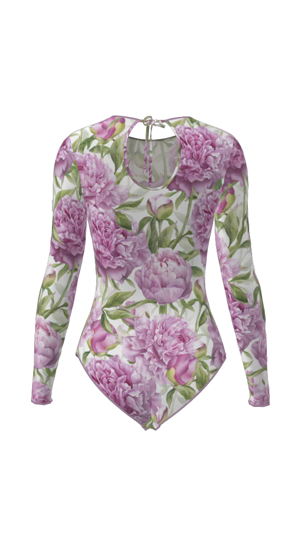 Mexico - One Piece Swimsuit - Peony