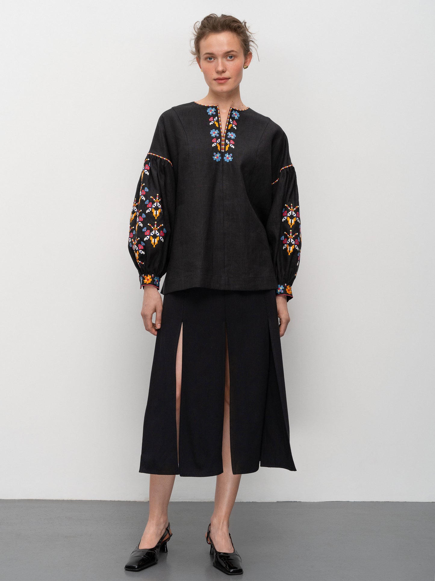 Women's embroidered shirt Zakarpatska