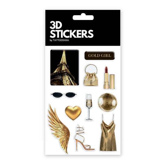 Set 3d sticker