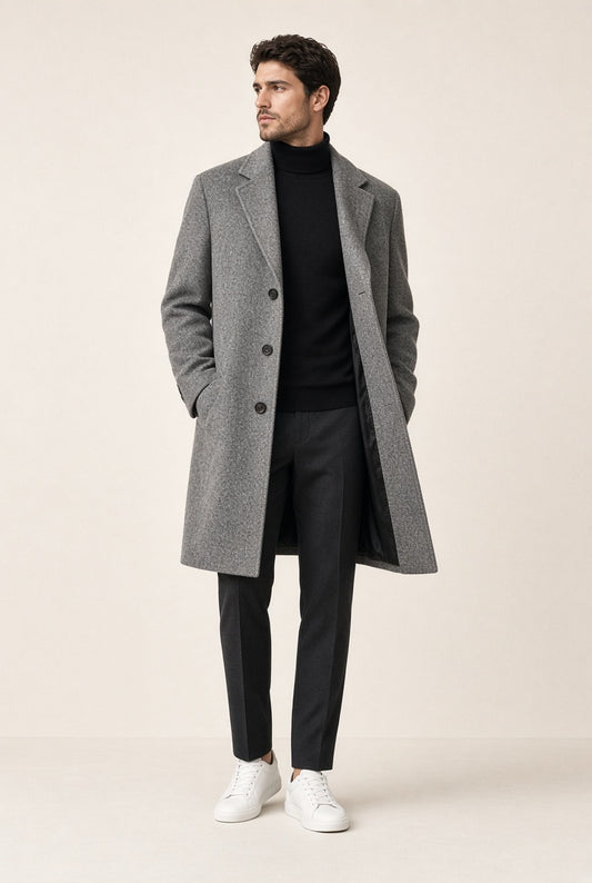 Coat for men (grey)