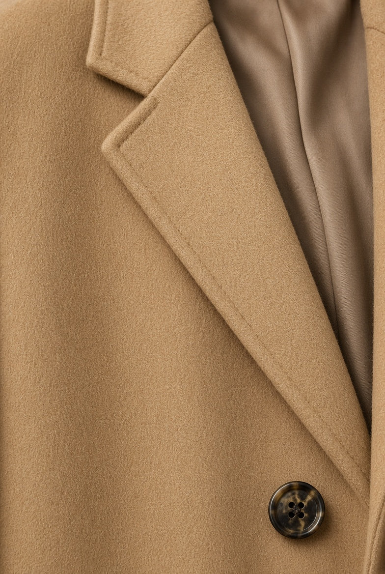 Men’s Camel Wool Coat