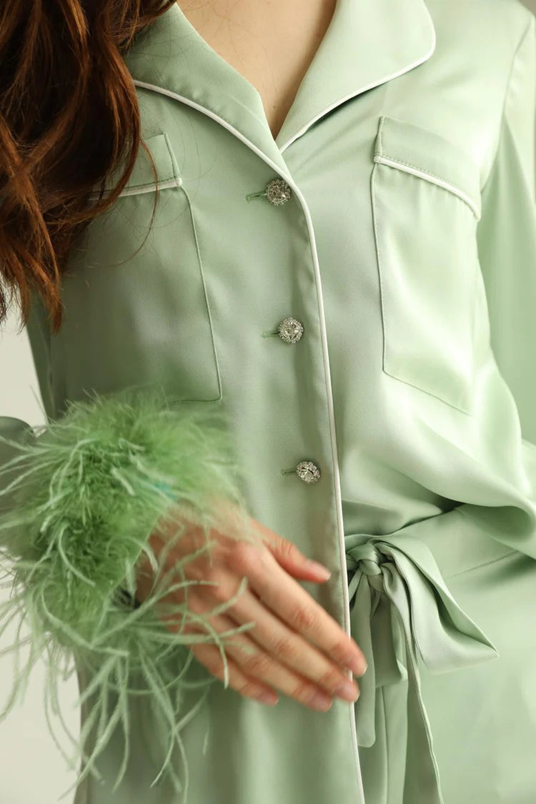 CRYSTAL PJS- GREEN
