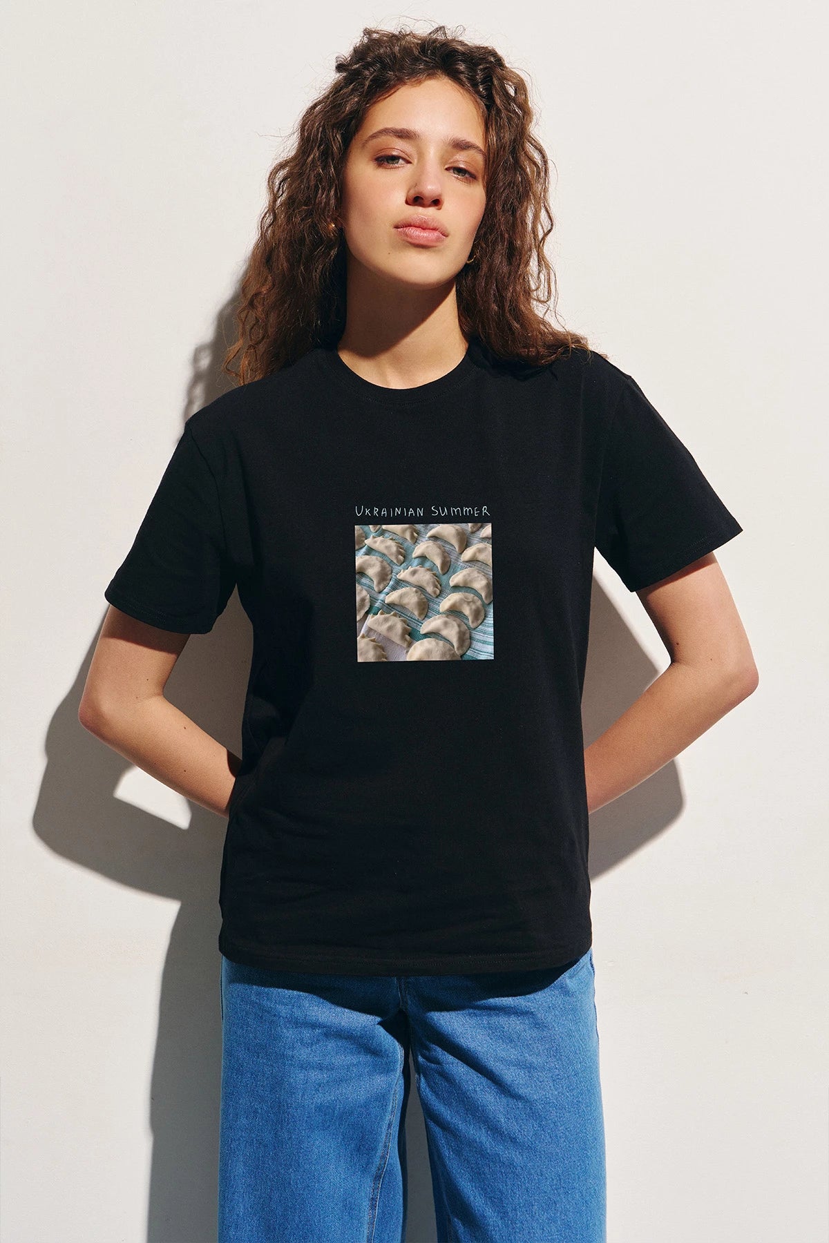 Black T-shirt "Varenyky"