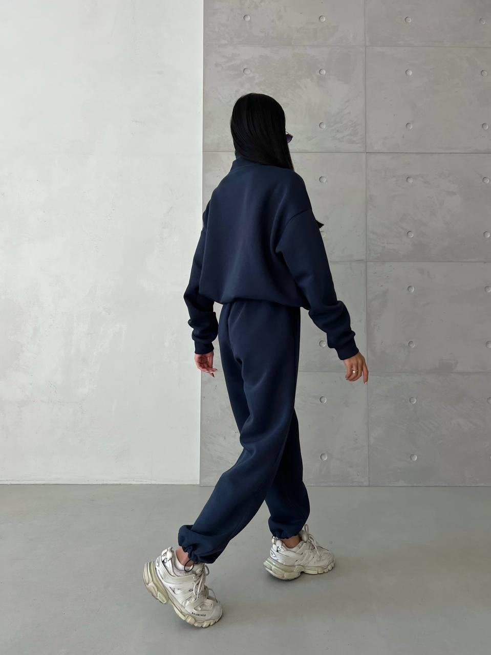 [ ZIP TRACKSUIT ] Dark blue grey