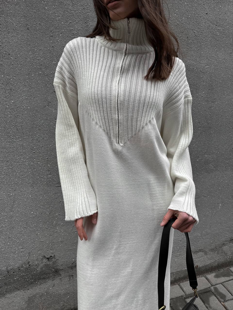 [ DRESS KNITTED ZIP ]