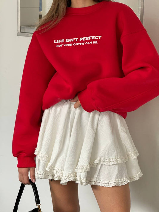 Sweatshirt red
