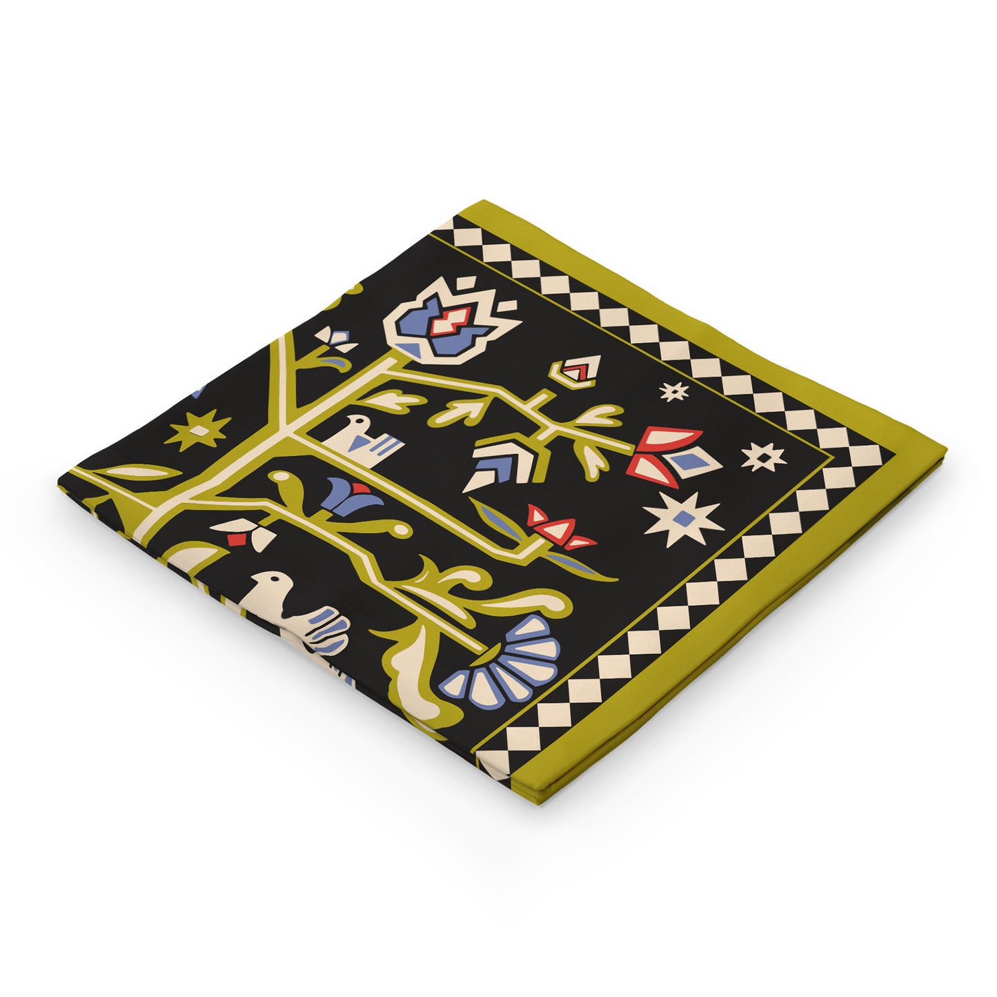 Scarf "Tree of Life" black