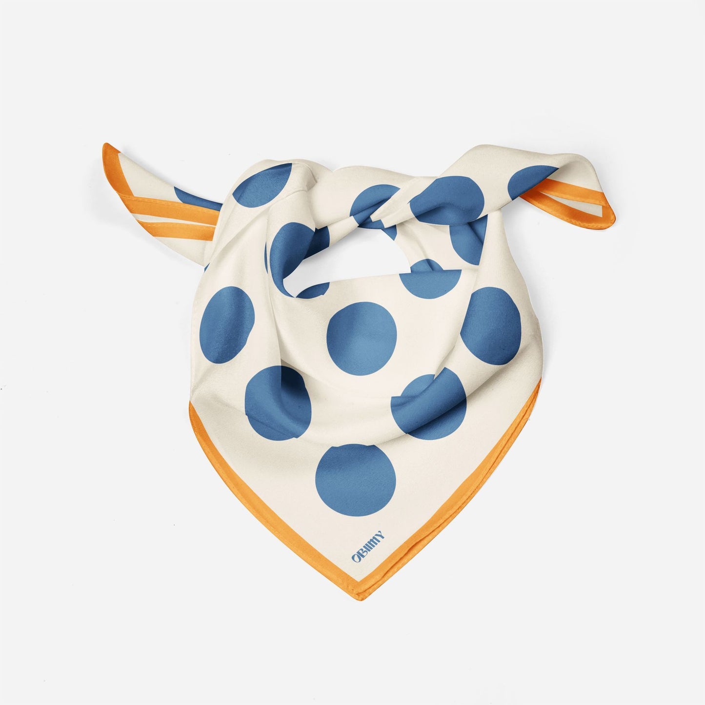 Silk scarf "Spark" 65х65 (Double-sided print)
