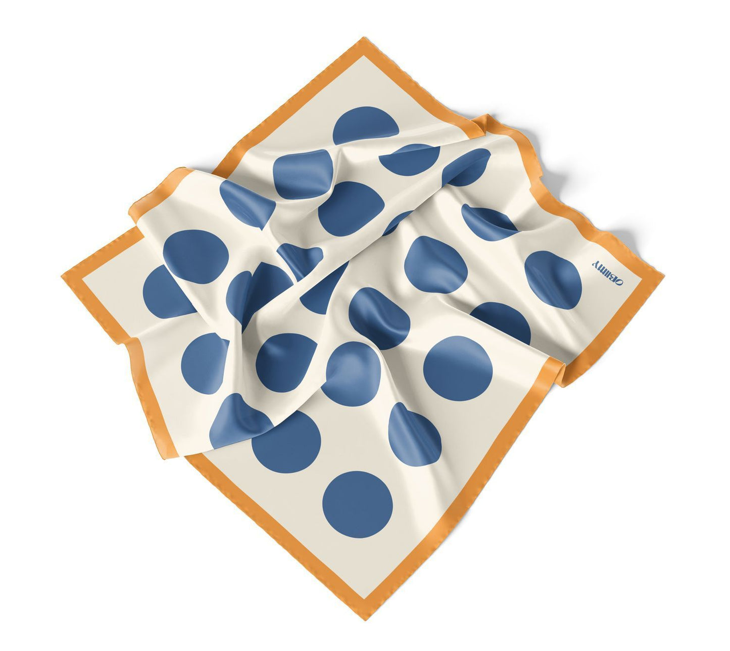 Silk scarf "Spark" 65х65 (Double-sided print)